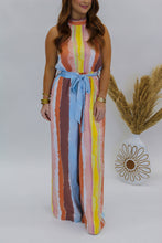 Load image into Gallery viewer, Extra Sweet Halter Sleeveless Jumpsuit
