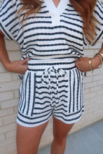 Load image into Gallery viewer, Drift &amp; Dream Stripe Short Set
