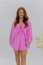 Load image into Gallery viewer, Candy Smocked Romper- Pink
