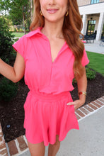 Load image into Gallery viewer, Mari Butter Soft Athleisure Romper-Pink
