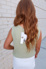 Load image into Gallery viewer, Charlie Knit Button Down-Sage
