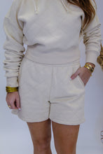 Load image into Gallery viewer, Quilted High-Waisted Lounge Shorts

