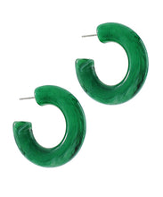Load image into Gallery viewer, Color Acrylic Hoops
