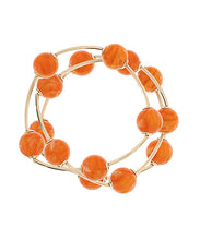 Load image into Gallery viewer, Acrylic Ball &amp; Bar Bracelet
