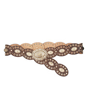 Load image into Gallery viewer, Concho Accent Oval Disc Belt
