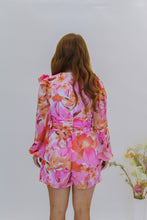 Load image into Gallery viewer, Poplin V Neck Romper- Pink
