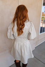 Load image into Gallery viewer, Gibbs Leather Dress- Cream
