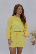 Load image into Gallery viewer, Sunshine Set Long Sleeve Crop Top
