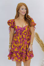 Load image into Gallery viewer, Elizabeth Babydoll Dress- Mustard
