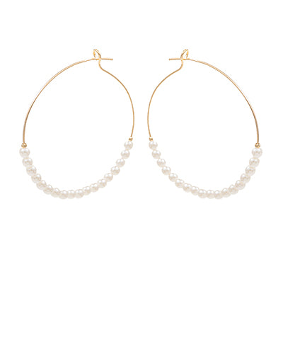 Pearl Hoops