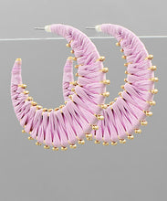 Load image into Gallery viewer, Rafffia Gradual Shape Hoops
