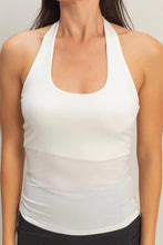 Load image into Gallery viewer, Define Halter Tank Top-White
