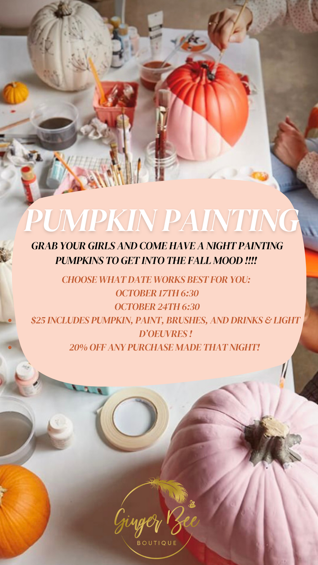 PUMPKIN PAINTING EVENT