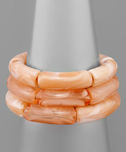 Load image into Gallery viewer, Stack of 3 Resin Bracelet Set
