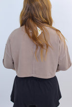 Load image into Gallery viewer, Pima Cotton Cropped Top- Mocha
