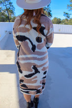 Load image into Gallery viewer, Kaylee Taupe Camouflage Cardigan
