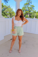 Load image into Gallery viewer, Dreamy Tie Buster Crop Top- White
