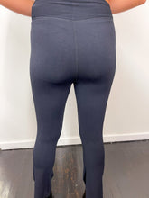 Load image into Gallery viewer, Black Flare High Waist Leggings
