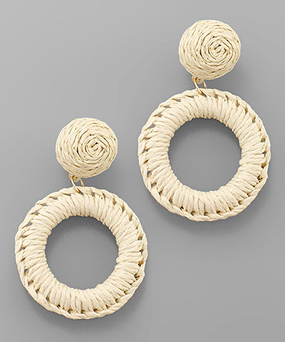 Lattan Circle Earrings