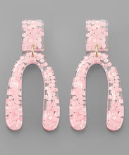 Load image into Gallery viewer, Sparkling Arch Resin Earrings
