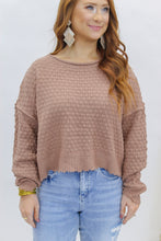 Load image into Gallery viewer, Chill Day Long Sleeve Sweater- Taupe
