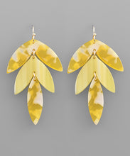 Load image into Gallery viewer, Acetate Leave Drop Earrings
