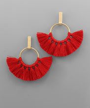 Load image into Gallery viewer, Tassel &amp; Bar Earrings
