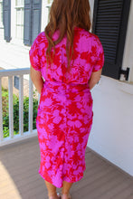 Load image into Gallery viewer, Impress Me Front Tie Dress- Berry
