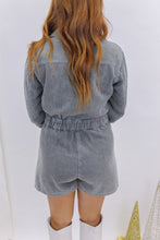 Load image into Gallery viewer, Maggie Corduroy Utility Romper- Olive
