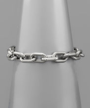 Load image into Gallery viewer, Metal Twotone Chain Bracelet
