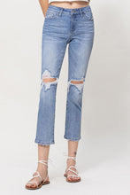 Load image into Gallery viewer, Melissa Mid Rise Regular Straight Jeans- Medium Wash
