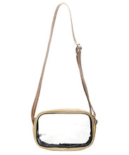 Load image into Gallery viewer, Rectangle Clear Crossbody With Strap
