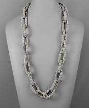 Load image into Gallery viewer, Long Linked Seed Bead Necklace
