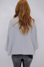 Load image into Gallery viewer, Elissa Fuzzy Oversize Sweater- Grey
