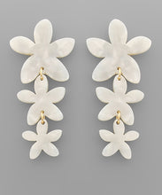 Load image into Gallery viewer, 3 Acrylic Flower Earrings
