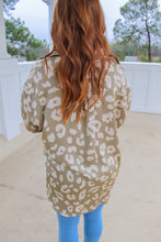 Load image into Gallery viewer, Savvy Animal Print Button Shirt- Sage
