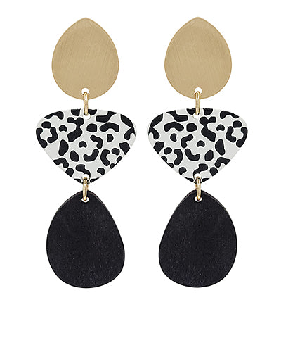 Leopard Printed Earrings