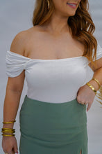 Load image into Gallery viewer, Take Me Home Square Neck Bodysuit- Off White
