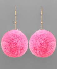 Load image into Gallery viewer, Oversized PomPom Drop Earrings

