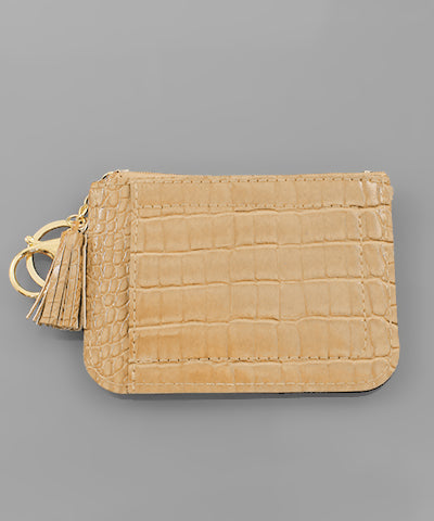 Croco Skin Coin Purse