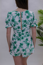 Load image into Gallery viewer, Garden of Love Printed Romper- Green
