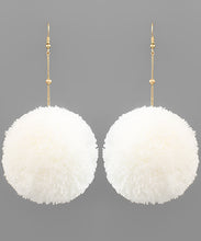 Load image into Gallery viewer, Oversized PomPom Drop Earrings
