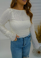 Load image into Gallery viewer, Daze Ruched Top- Off White
