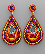 Load image into Gallery viewer, Bead Teardrop Earrings
