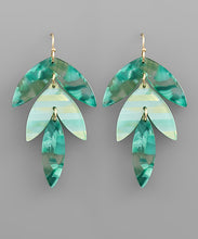 Load image into Gallery viewer, Acetate Leave Drop Earrings
