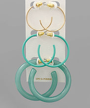 Load image into Gallery viewer, Color Multi Hoops Set
