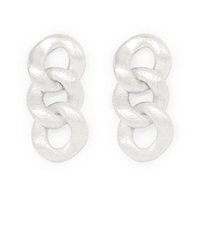 Triple Chain Drop Earrings