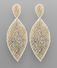 Load image into Gallery viewer, Bead Leaf Earrings
