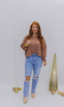 Load image into Gallery viewer, Chill Day Long Sleeve Sweater- Taupe
