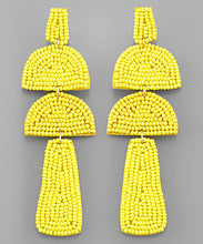 Load image into Gallery viewer, Seed Beads Mushroom Shape Earrings
